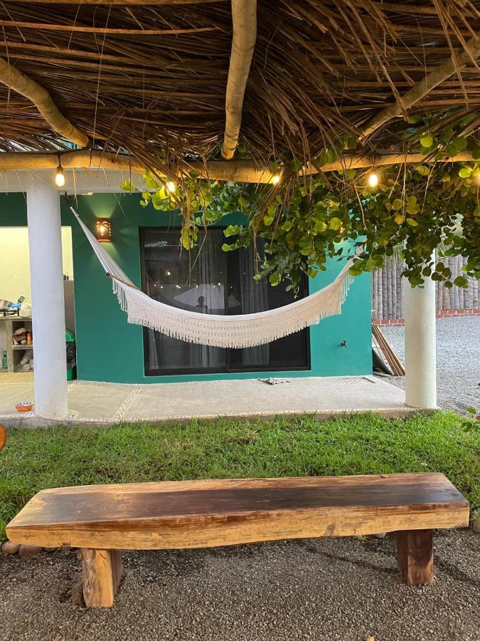 Hostel Flakos Barra de Potosi Buitenkant foto
